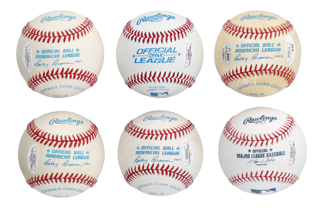 1953 New York Yankees WS Champs Team Signed Baseball Collection 35 Balls JSA COA