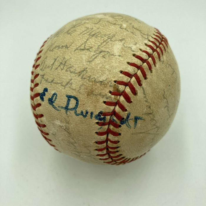 Hilton Smith Satchel Paige Negro League Kansas City Monarchs Signed Baseball JSA