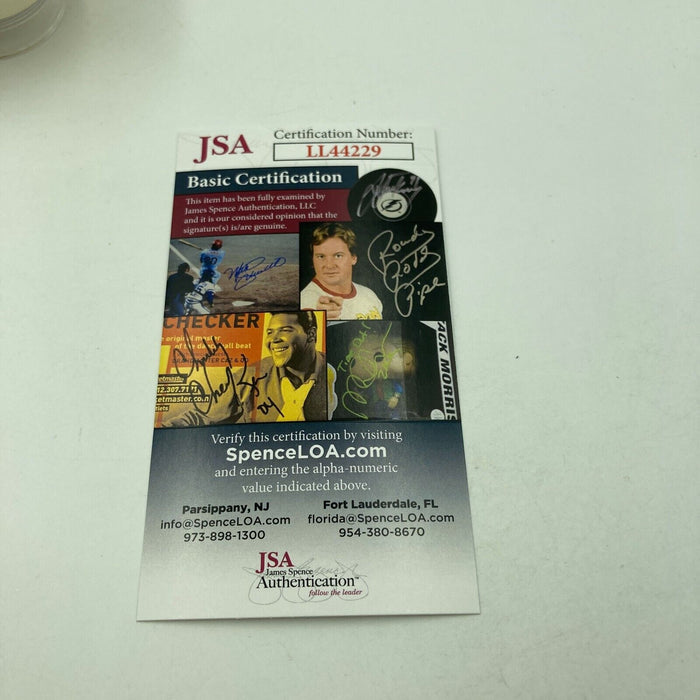 Pete Rose Signed Vintage National League Feeney Baseball JSA COA