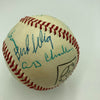 The Finest Baseball Commissioners Signed Baseball 11 Signatures JSA COA