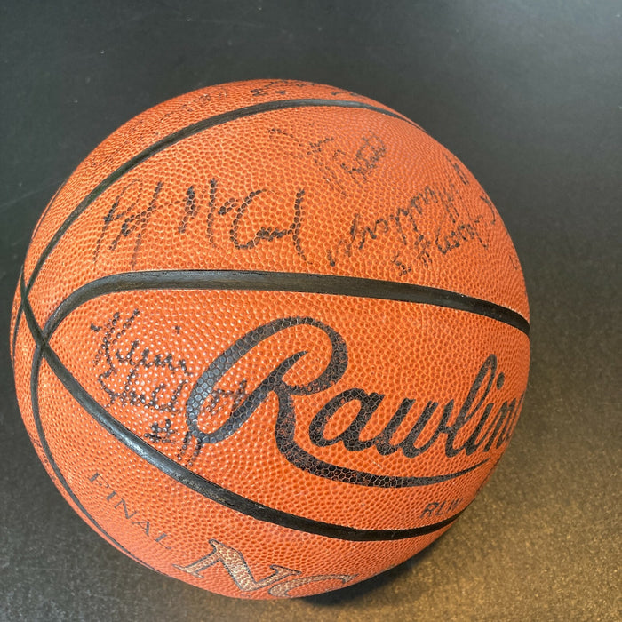 1990's Iowa Hawkeyes Team Signed Rawlings NCAA Final Four Basketball
