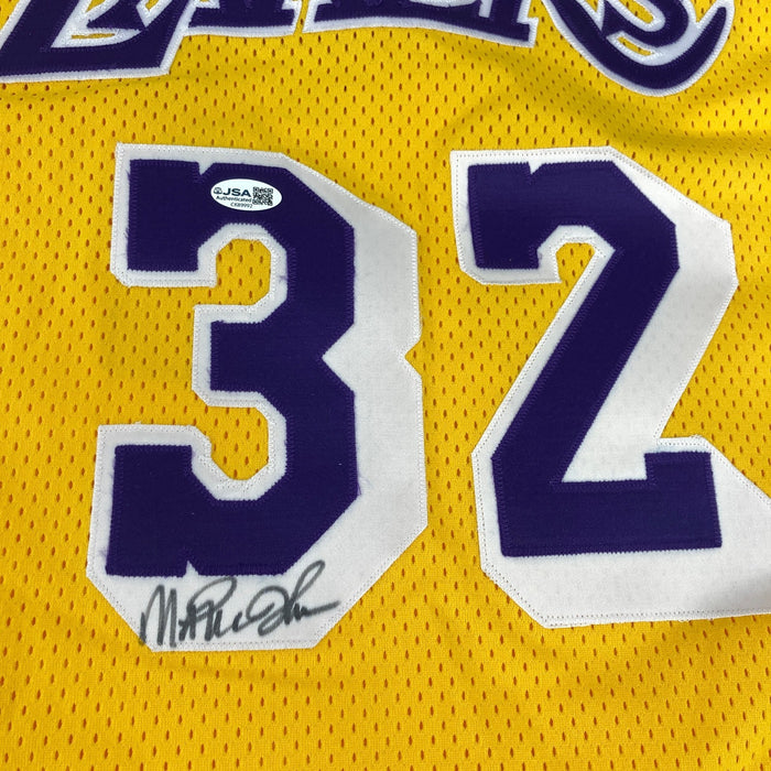 Magic Johnson Signed 1992-93 Los Angeles Lakers Pro Cut Jersey JSA COA & UDA