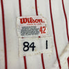 Willie Hernandez Shane Rawley Game Used Philadelphia Phillies Jersey MEARS A10