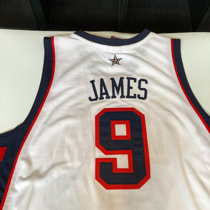 Lebron James Signed Authentic 2004 Team USA Olympics Jersey Upper Deck UDA COA