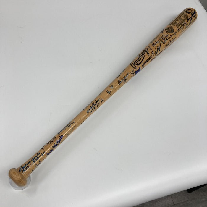 The Finest St. Louis Cardinals HOF Multi Signed Baseball Bat 70+ Sigs! JSA