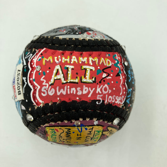Muhammad Ali Signed Charles Fazzino Pop Art Baseball PSA DNA 10 GEM Mint Auto