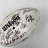 1997 Kansas City Chiefs Team Signed Football Marcus Allen & Tony Gonzalez JSA