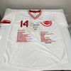 Pete Rose "Hit King 4256" Signed Cincinnati Reds Jersey Tristar Hologram