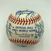 1991 Atlanta Braves NL Champs Team Signed World Series Baseball 29 Sigs JSA COA
