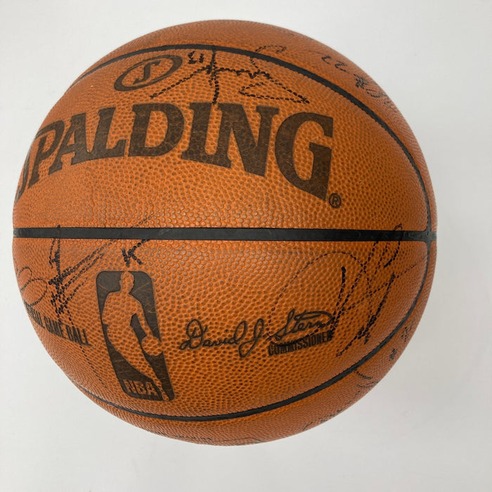 2011 Phoenix Suns VS Boston Celtics Team Signed Game Used Basketball JSA COA