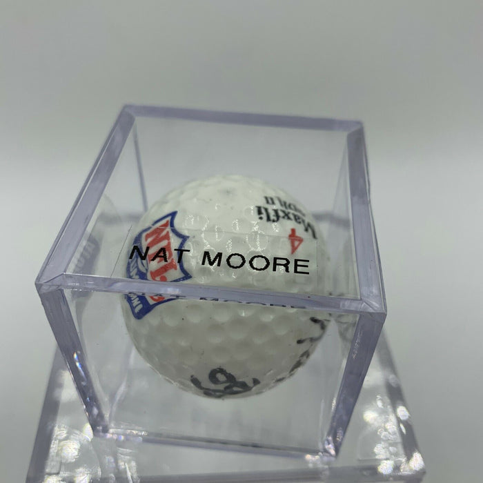 Nat Moore Signed Autographed Golf Ball PGA With JSA COA