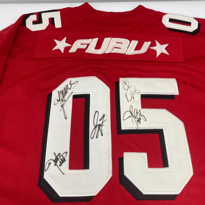 Justin Timberlake NSYNC Band  Signed FUBU Jersey 5 Sigs JSA COA