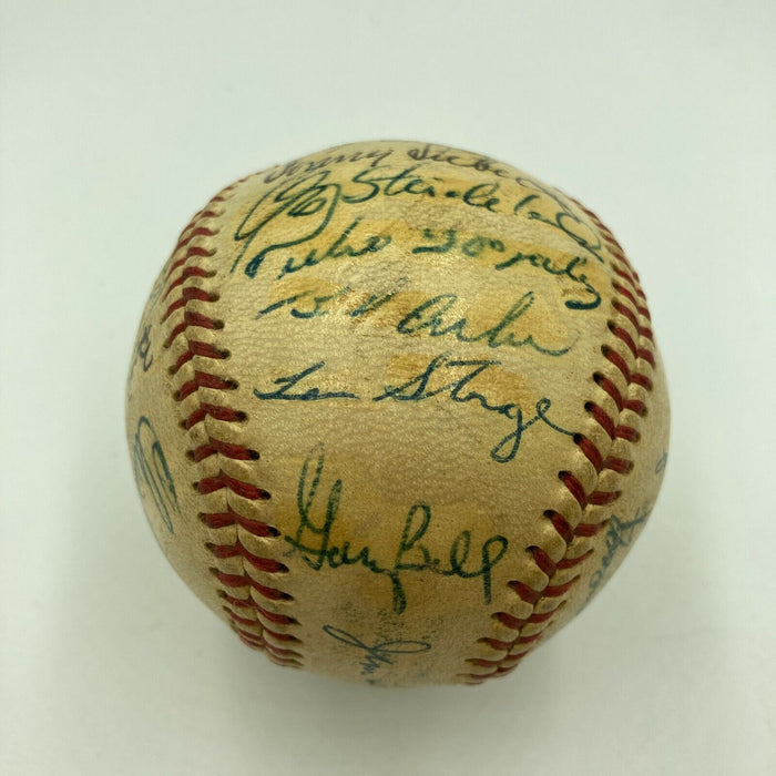 1966 Cleveland Indians Team Signed Official American League Baseball