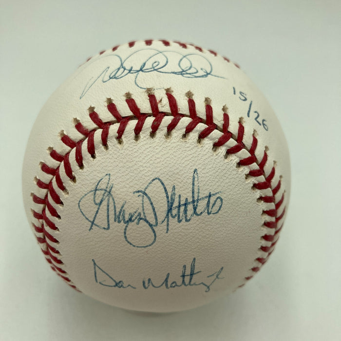 Derek Jeter New York Yankees Captains Signed MLB Baseball MLB & Steiner Hologram