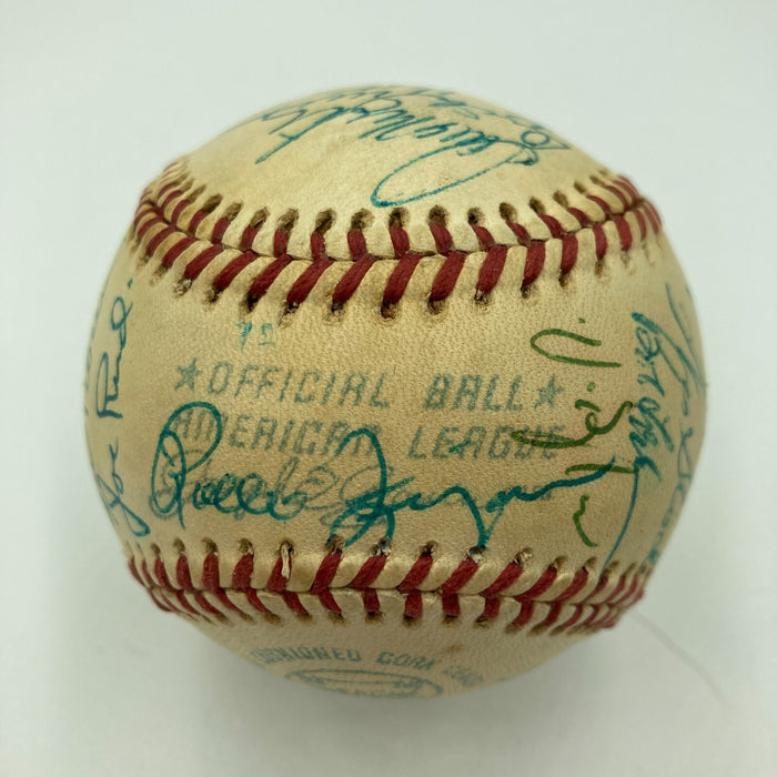 1972 Oakland A's Athletics World Series Champs Team Signed Baseball JSA COA