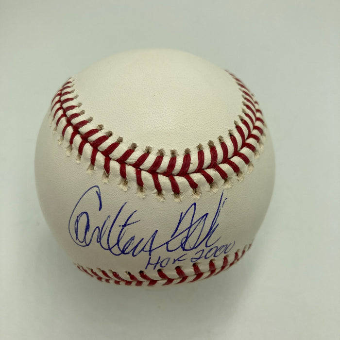 Carlton Fisk HOF 2000 Signed Official Major League Baseball PSA DNA COA
