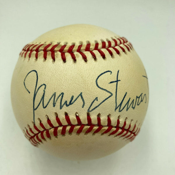 James Jimmy Stewart Signed National League Baseball JSA COA Movie Star Celebrity