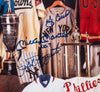 Mickey Mantle Joe Dimaggio Ted Williams HOF Signed 24x37 Poster 60 Sigs JSA COA