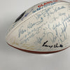 1989 HOF Induction Signed Football 45 Sigs Johnny Unitas Bart Starr Landry JSA