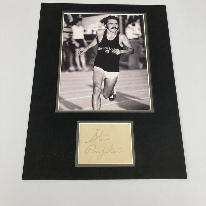 Steve Prefontaine Signed Index Card Signed In 1971 At Olympics Trial JSA COA