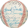 Beautiful 1957 All Star Game Team Signed Baseball Mickey Mantle PSA DNA COA