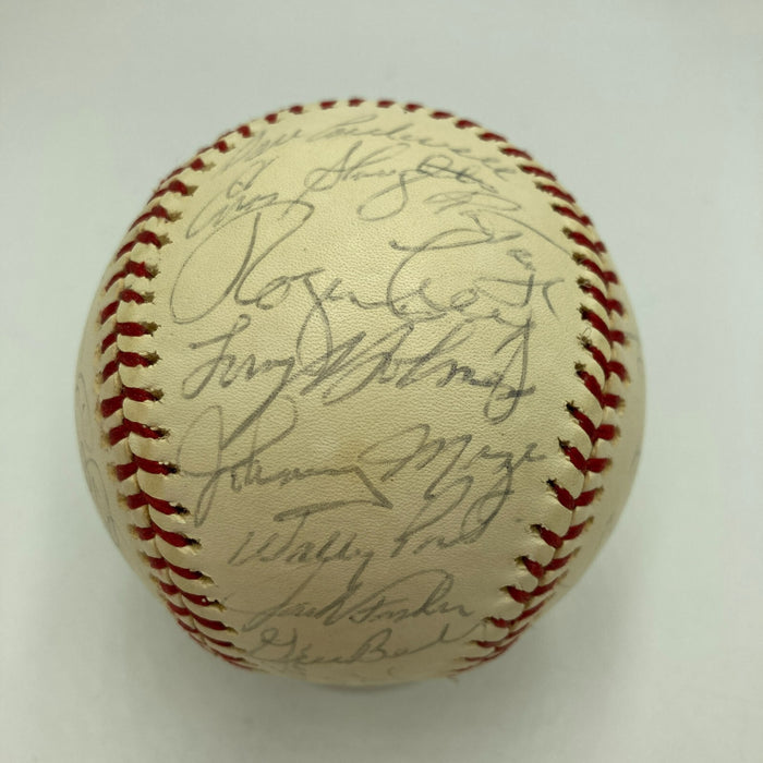 1970's Los Angeles Dodgers Old Timer's Day Multi Signed Baseball PSA DNA
