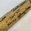 Willie Mays Hank Aaron Josh Gibson Negro League Signed Jackie Robinson Bat BAS