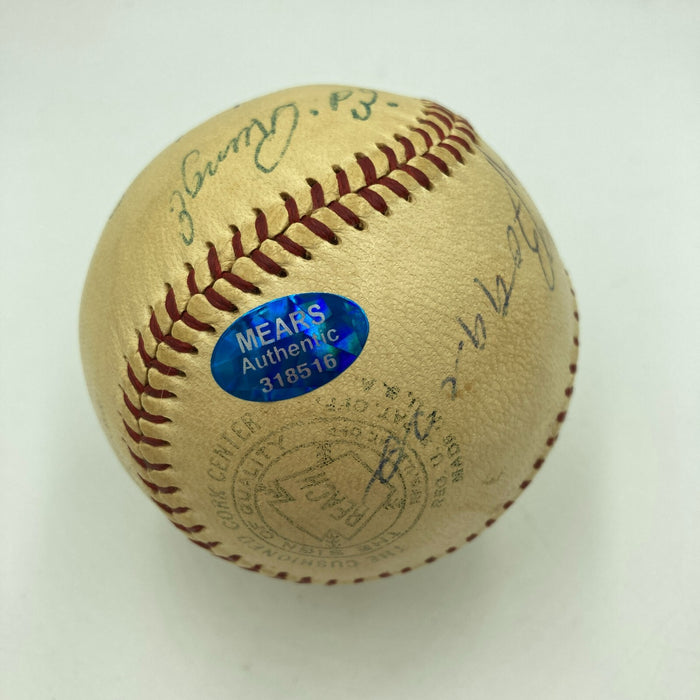 Historic 1956 World Series Don Larsen Perfect Game Signed Game Used Baseball JSA