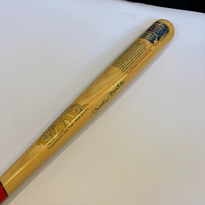 Mickey Mantle Signed Autographed Cooperstown Hall Of Fame Bat JSA COA RARE