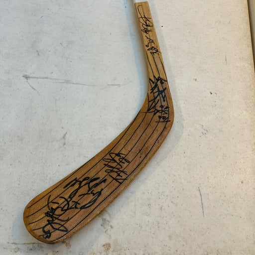 1992-93 Philadelphia Flyers Team Signed KOHO Hockey Stick 20 Sigs Mark Recchi