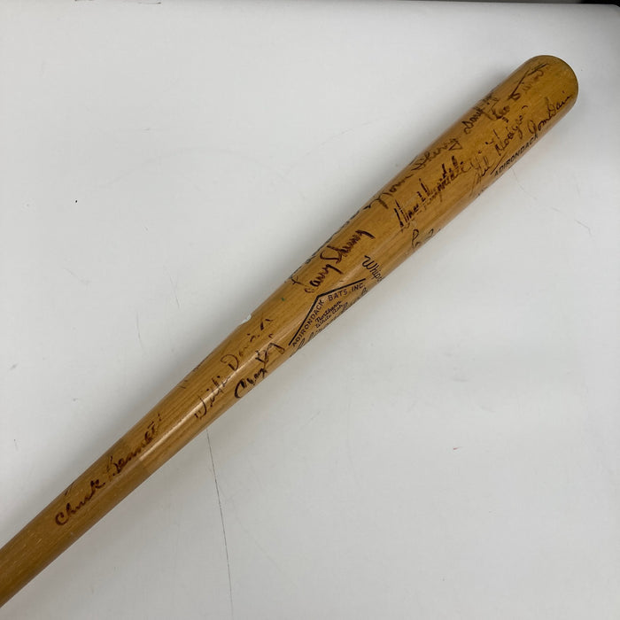 1961 Los Angeles Dodgers Team Signed Gil Hodges Game Bat Sandy Koufax PSA & JSA