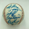 Hall Of Fame Multi Signed Cracker Jack Old Timers Game Baseball Beckett COA