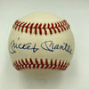 Mickey Mantle Signed American League Baseball PSA DNA Graded MINT 9
