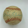Rare Tris Speaker Single Signed Autographed Baseball With PSA DNA COA