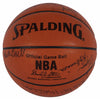Wilt Chamberlain 1972-73 Los Angeles Lakers Team Signed Basketball PSA DNA COA