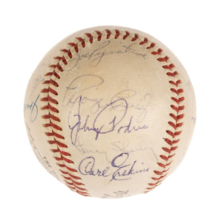1959 Los Angeles Dodgers World Series Champs Team Signed Baseball JSA COA