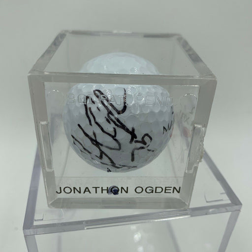 Jonathan Ogden Baltimore Ravens Signed Autographed Golf Ball PGA With JSA COA
