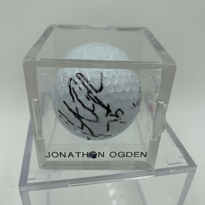 Jonathan Ogden Baltimore Ravens Signed Autographed Golf Ball PGA With JSA COA