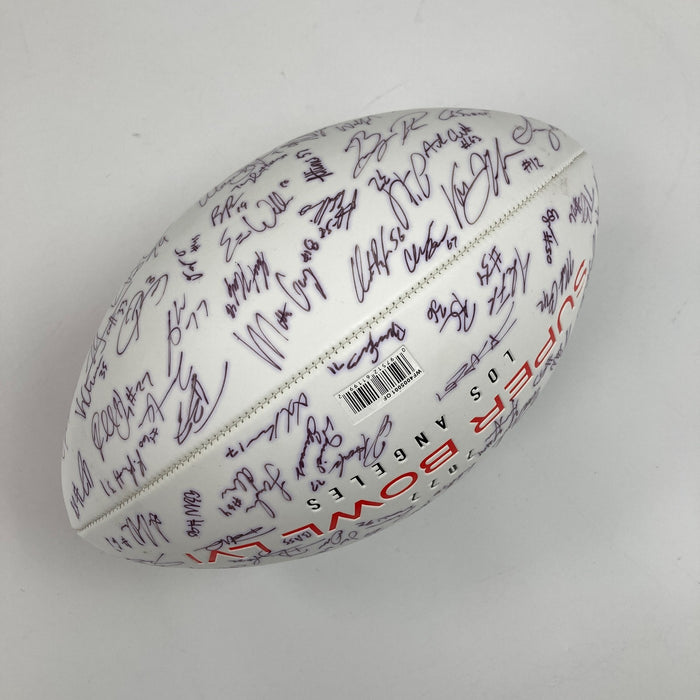 2021 Los Angeles Rams Super Bowl LVI Champs Team Signed Football PSA DNA COA