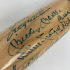 Mickey Mantle Ted Williams Willie Mays Hank Aaron HOF Multi Signed Bat JSA COA