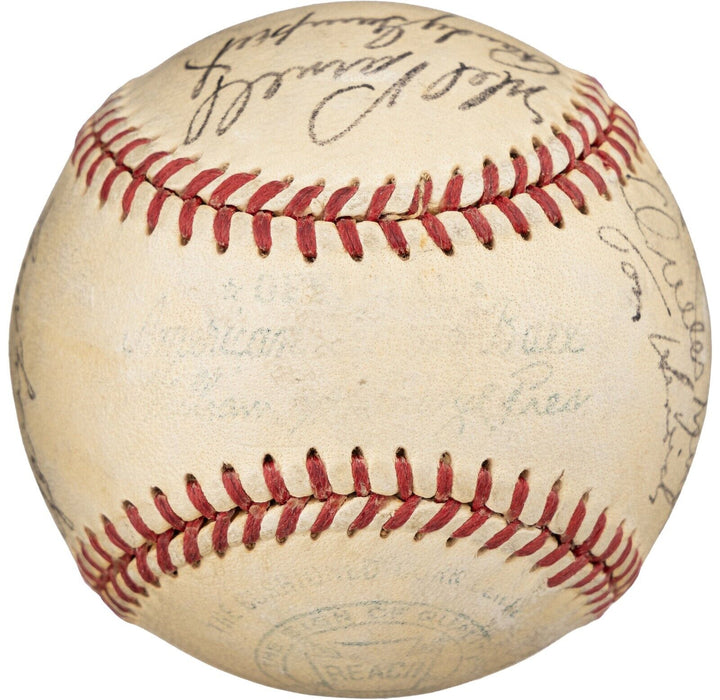 1951 All Star Game Team Signed Baseball Joe Dimaggio & Ted Williams PSA DNA COA