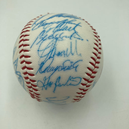 Vintage 1986 New York Mets World Series Champs Team Signed Baseball JSA COA