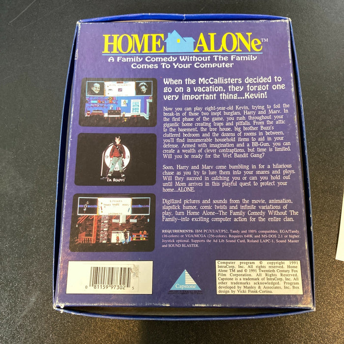 Macaulay Culkin Signed Autographed Original 1991 Home Alone Computer Game JSA