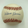 Wilmer Harris Signed Official Major League Baseball Negro League Legend JSA COA