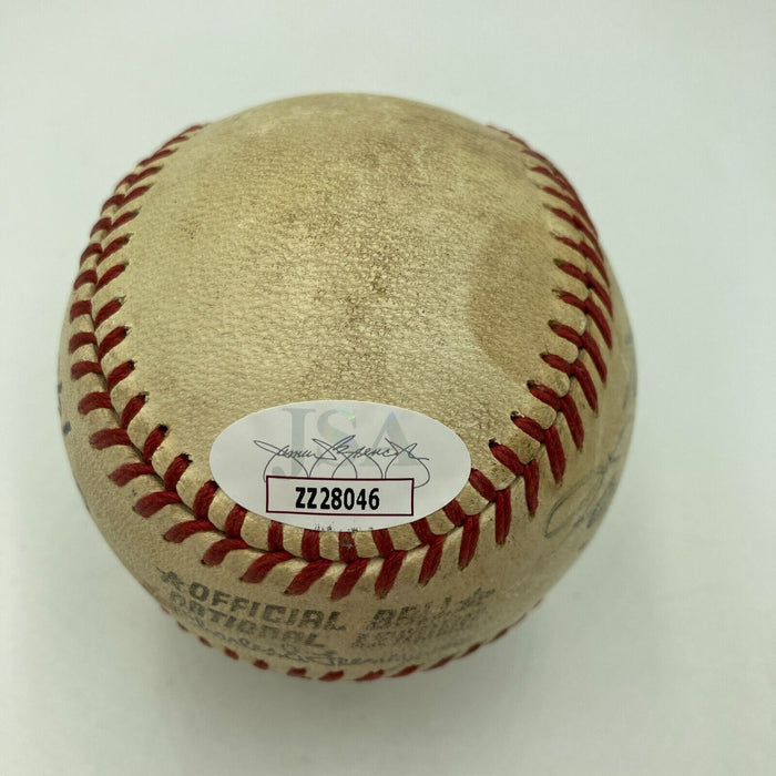 Pat Pieper Voice Of Wrigley Field Chicago Cubs Announcer Signed Baseball JSA COA