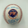 Vintage 1986 New York Mets World Series Champs Team Signed Baseball JSA COA