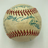 Mickey Mantle 1974 Hall Of Fame Induction Multi Signed Baseball JSA COA
