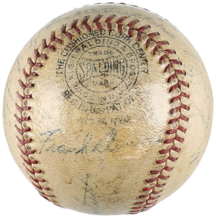 Honus Wagner & Pie Traynor 1935 Pittsburgh Pirates Team Signed Baseball JSA COA