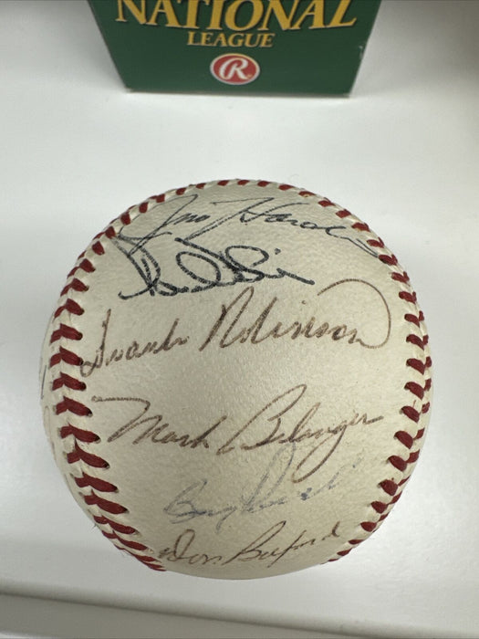 1969 Baltimore Orioles American League Champs Team Signed Baseball PSA DNA COA