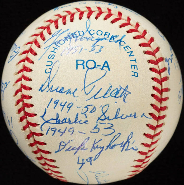 1949-1953 New York Yankees World Series Champs Multi Signed Baseball JSA COA